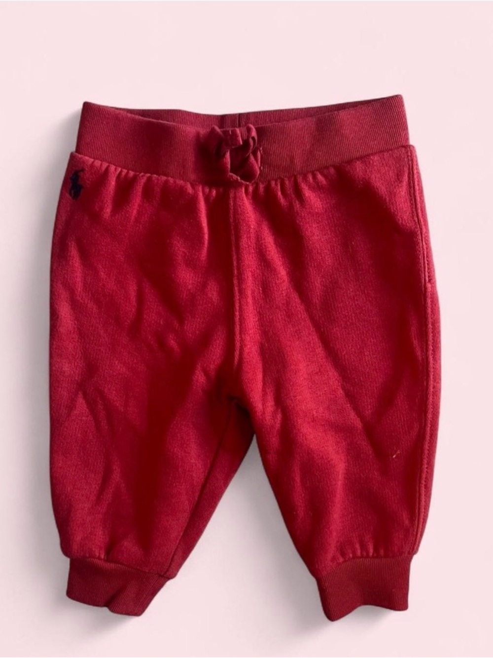 Baby Ralph Lauren Red Joggers 6months